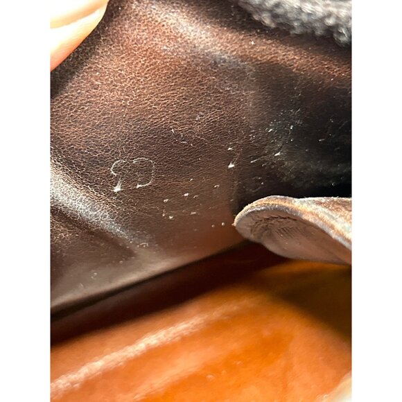 Allen Edmonds Mens Moc Toe Brown Leather Boots Size 9D - Picture 9 of 11